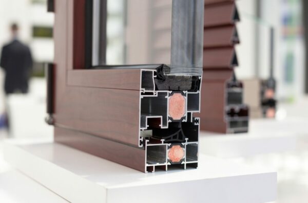 Pulverbeschichtete Fensterrähmen