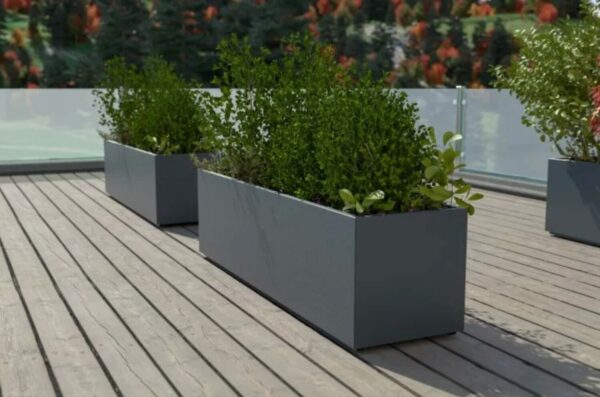 Pulverbeschichten im Einsatz – Designobjekte Plantbox von FMT